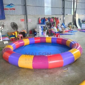 Bể phao tròn đa sắc kích thước 3.5 x 4m 7 be-phao-tron-da-sac (2)