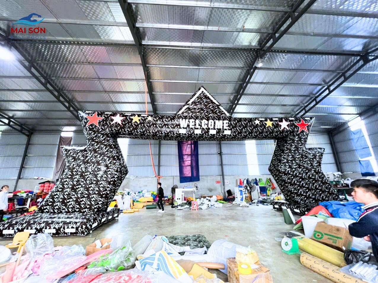 Cổng hơi sự kiện màu rằn ri kích thước 6,8 x 12m 8 cong-hoi-su-kien-mau-ran-ri (2)