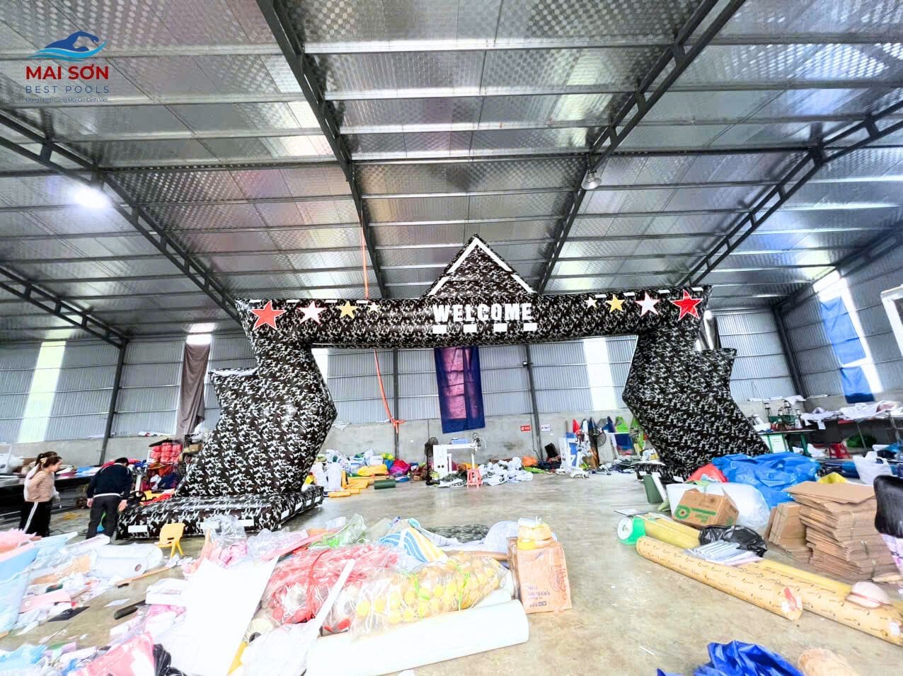 Cổng hơi sự kiện màu rằn ri kích thước 6,8 x 12m 5 cong-hoi-su-kien-mau-ran-ri (5)