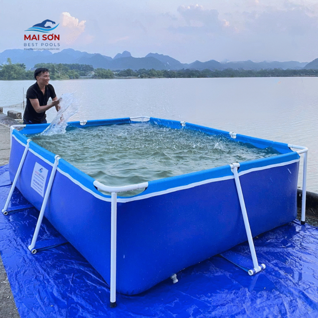 Xu hướng thiết kế hồ bơi gia đình hiện đại cho năm 2025 1 be-boi-lap-ghep