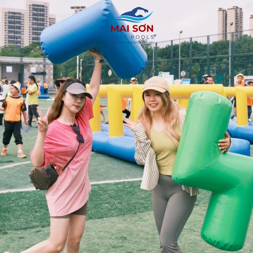 Đồ chơi bơm hơi, đồ chơi Team Building đa dạng mẫu mã