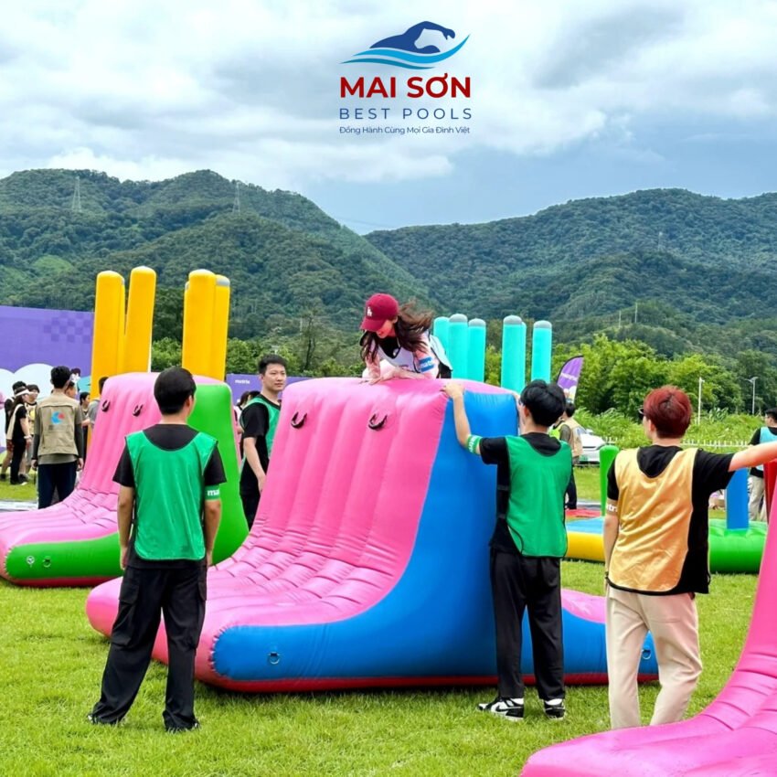 Đồ chơi bơm hơi, đồ chơi Team Building đa dạng mẫu mã