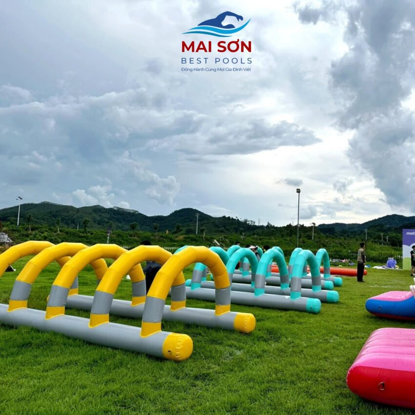 Đồ chơi bơm hơi, đồ chơi Team Building đa dạng mẫu mã