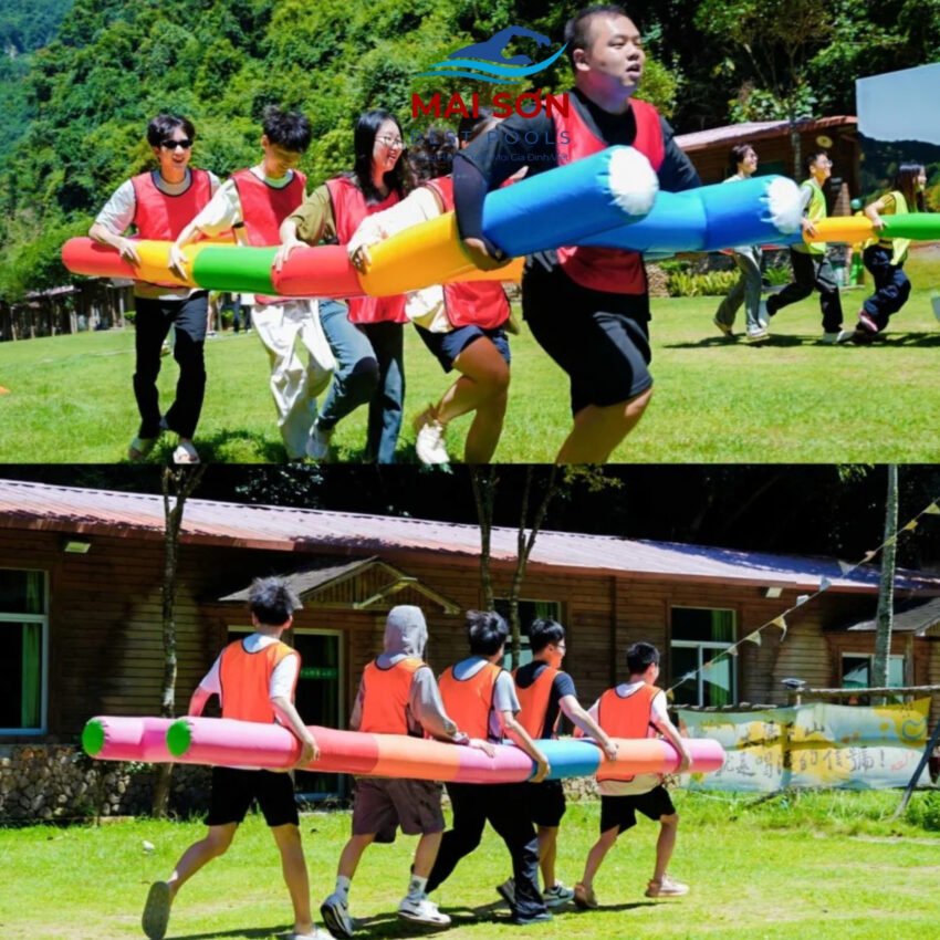 Đồ chơi bơm hơi, đồ chơi Team Building đa dạng mẫu mã