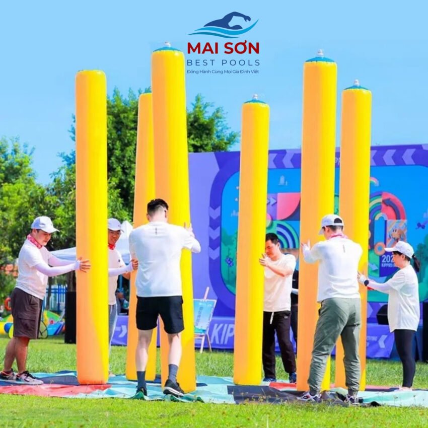 Đồ chơi bơm hơi, đồ chơi Team Building đa dạng mẫu mã