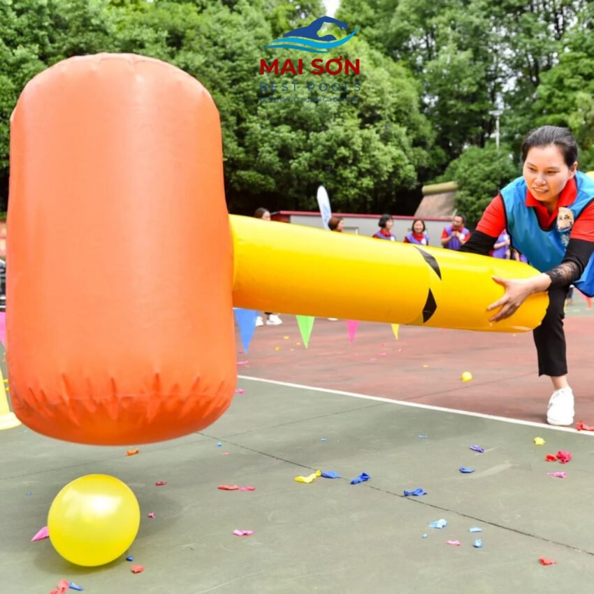 Đồ chơi bơm hơi, đồ chơi Team Building đa dạng mẫu mã