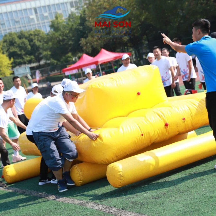 Đồ chơi bơm hơi, đồ chơi Team Building đa dạng mẫu mã