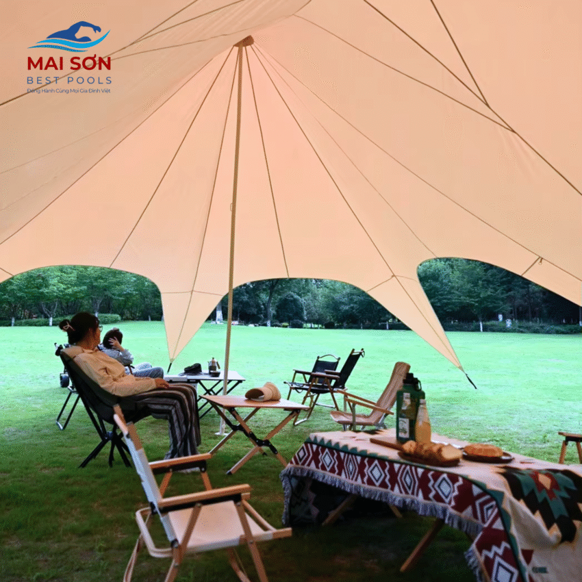 Lều Cắm Trại Canopy Cao Cấp Chống Tia Cực Tím 2025