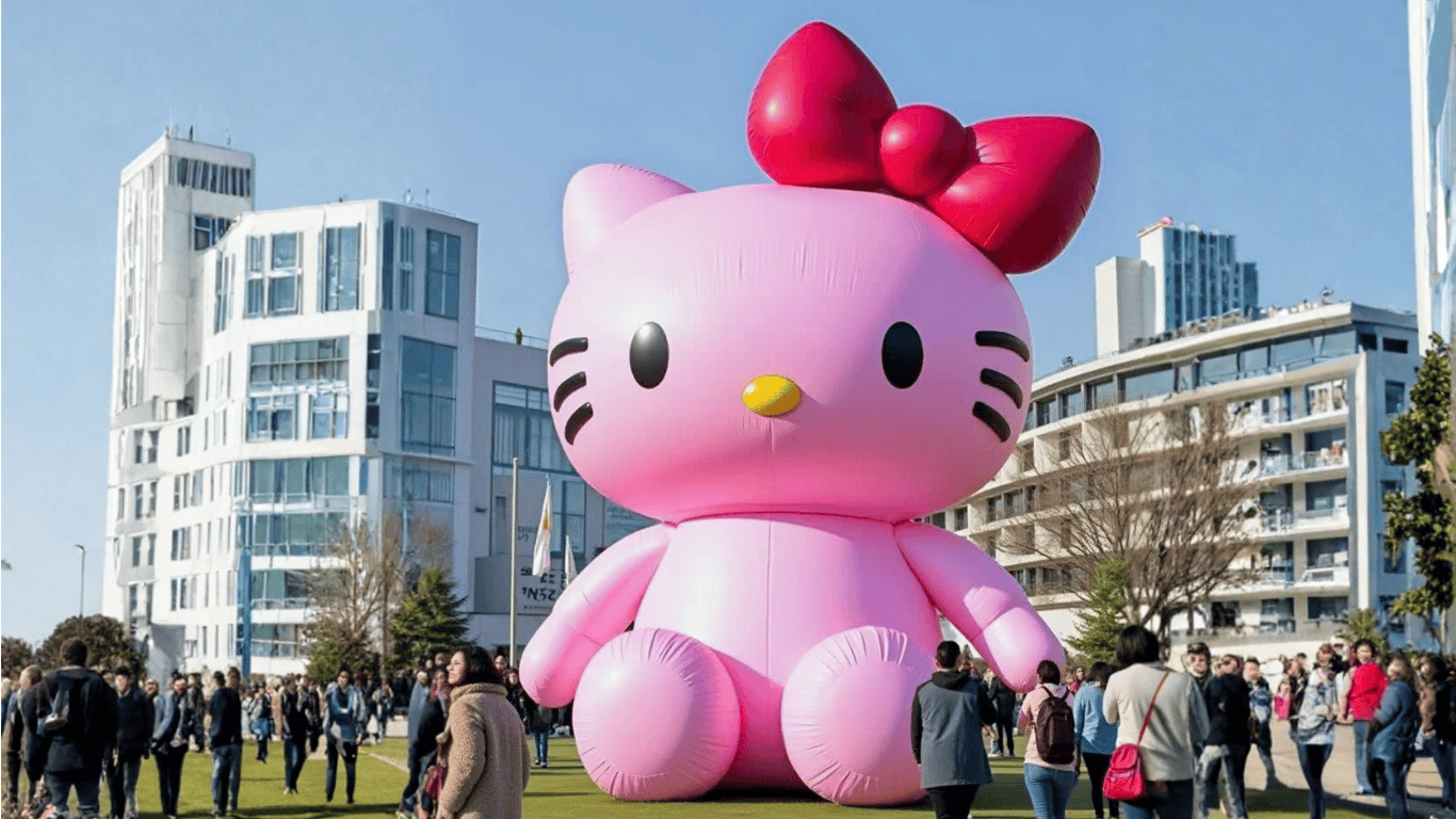 linh vật bơm hơi khổng lồ