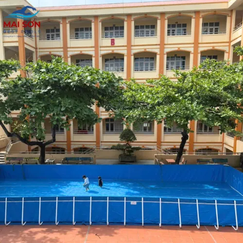 Bể bơi lắp ghép trường học