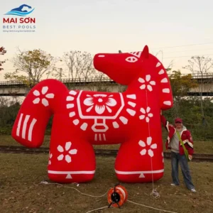 Mascot Bơm Hơi Tết Bính Ngọ 2026