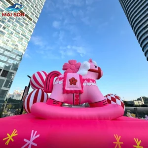 Mascot Bơm Hơi Tết Bính Ngọ 2026