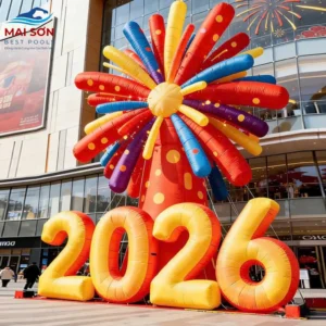 Mascot Bơm Hơi Tết Bính Ngọ 2026