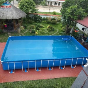 Bể bơi kinh doanh lắp ghép di động – Bể bơi lắp ghép cỡ lớn 7 Bể bơi kinh doanh bằng bạt PVC