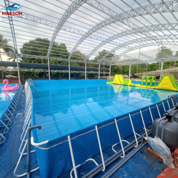 Bể bơi lắp ghép kinh doanh bằng bạt PVC thương hiệu Mai Sơn Best Pools