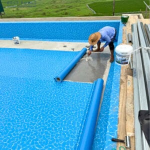 Home 5 Bể bơi âm dán bạt PVC