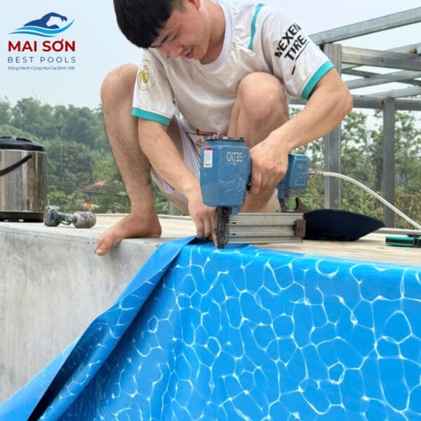 Bể Bơi Dán Bạt PVC: Xu Hướng Mới Lên Ngôi Trong Năm 2026 4 bể bơi dán bạt PVC vân đá