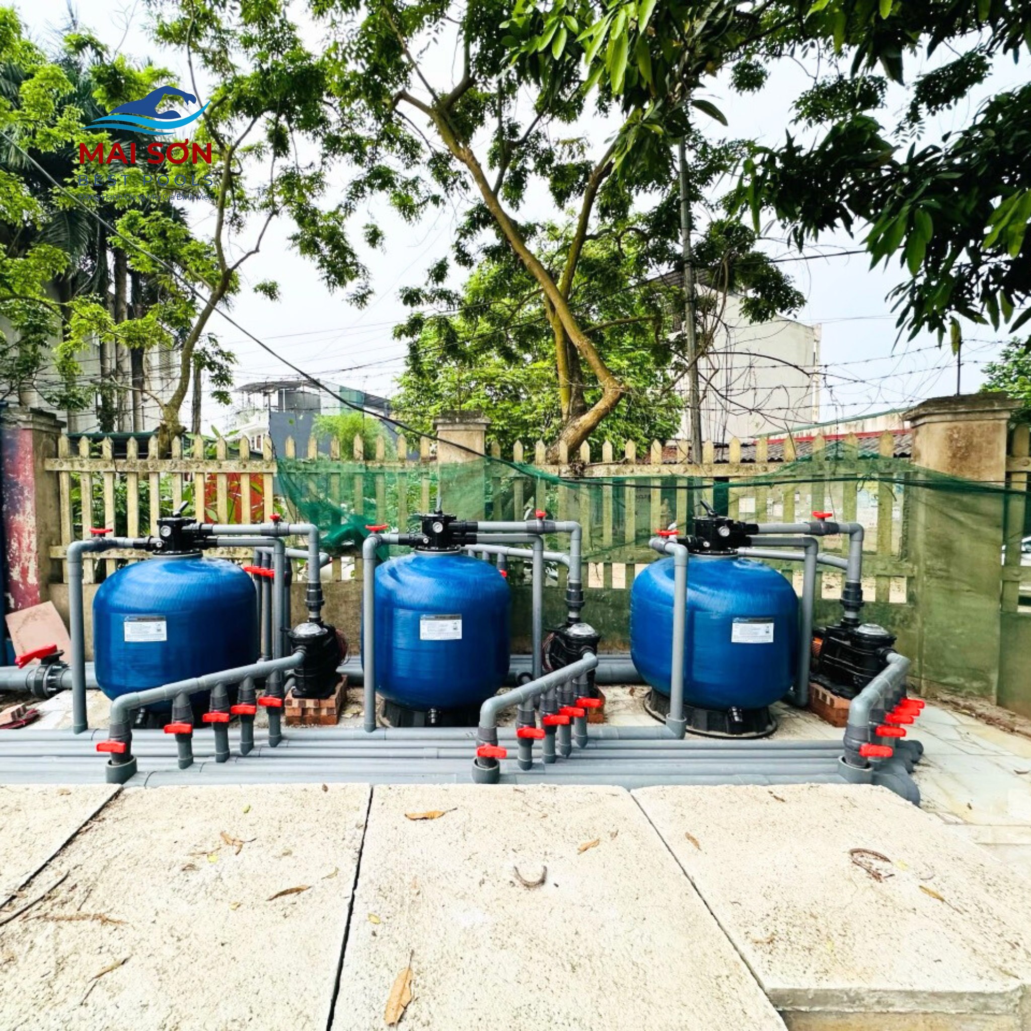 bộ lọc xử lý nước bể bơi