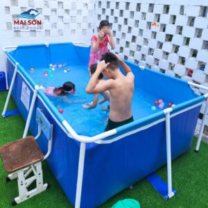 bể bơi lắp ghép di động dùng cho gia đình