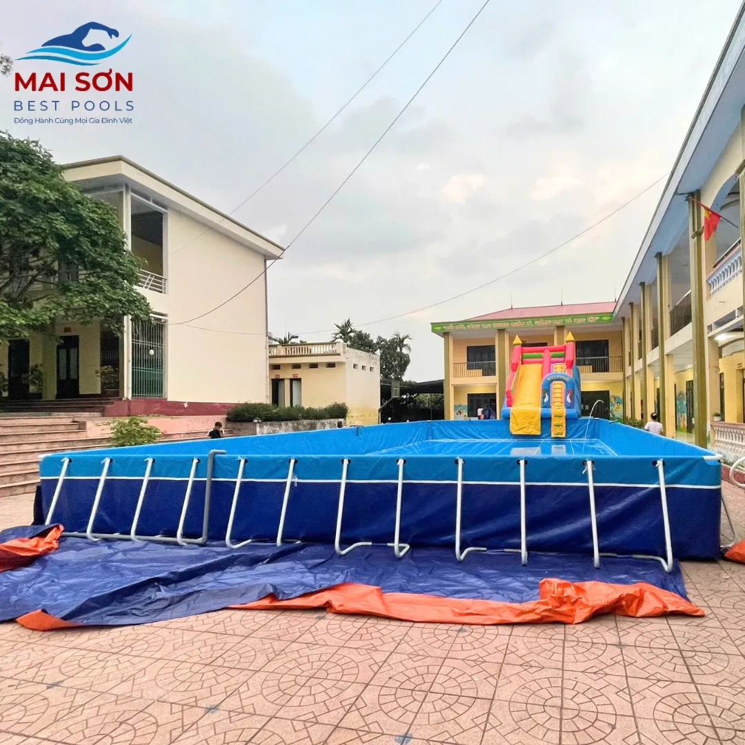 Lắp đặt bể bơi trường học tại Bắc Ninh