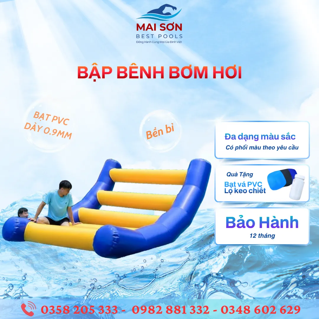 Top Các Loại Đồ Chơi Bơm Hơi Dưới Nước Và Teambuilding Hot Nhất Mùa Hè 15 Đồ chơi bơm hơi dưới nước - Bập bênh bơm hơi