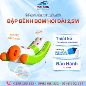 Bập bênh đôi bơm hơi