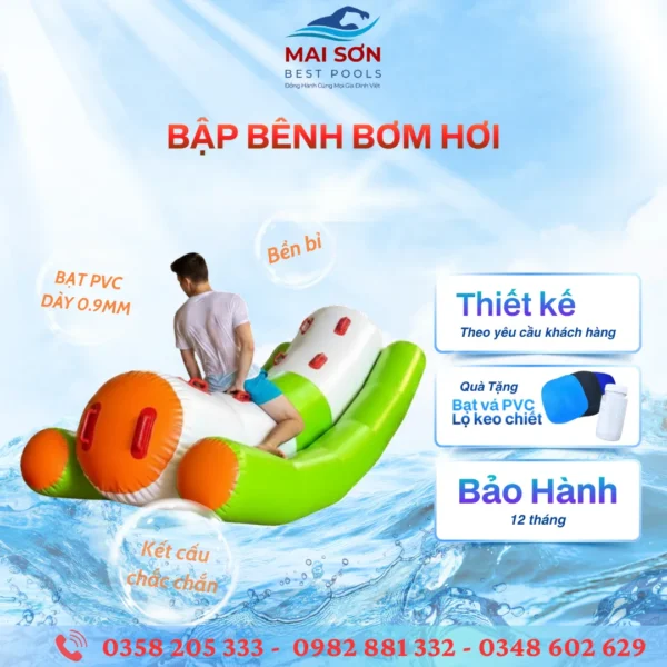 Đồ chơi bơm hơi dưới nước - Bập bênh bơm hơi