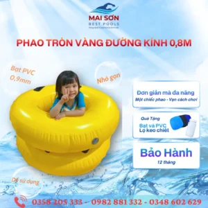 Tổng Hợp Các Loại Phao Bơm Hơi Thả Bể Bền Đẹp Và Hot Nhất Tại Mai Sơn Best Pools 13 Đồ chơi bơm hơi - Phao vàng
