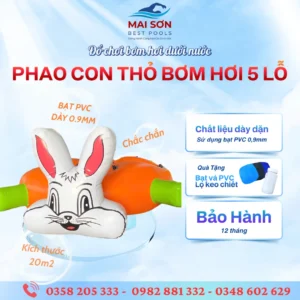 Đồ chơi bơm hơi teambuilding hình thỏ