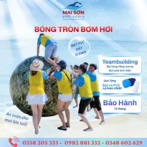 Đồ chơi bơm hơi - Bóng tròn bơm hơi khổng lồ