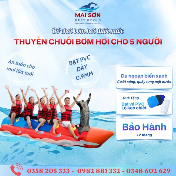 Thuyền chuối cho team 6 người