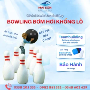 Bowling bơm hơi khổng lồ