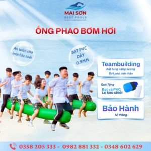 Đồ chơi bơm hơi teambuiding - Ống phao bơm hơi