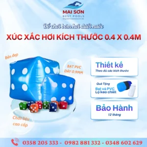 Xúc xắc khổng lồ bơm hơi
