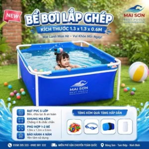 bể bơi lắp ghép gia đình Mai Sơn Best Pools