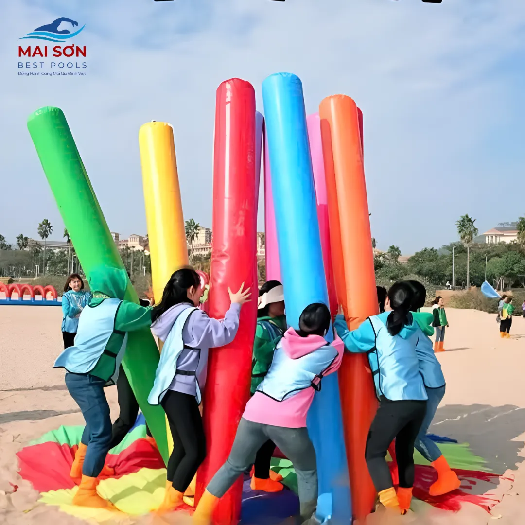 Ống phao bơm hơi Mai Sơn Best Pools 3 Đồ chơi bơm hơi teambuilding - Ống phao bơm hơi