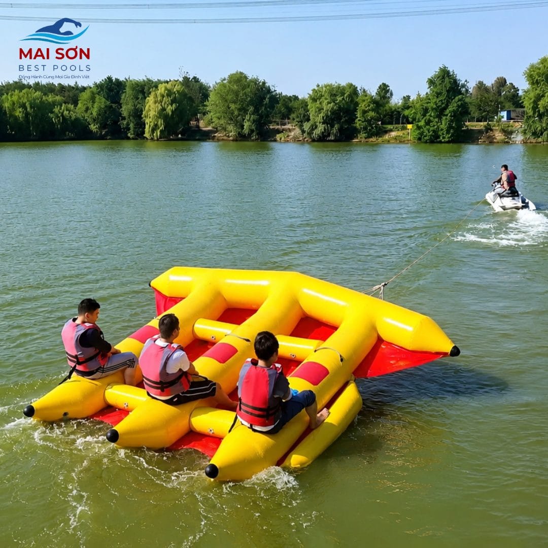 Thuyền chuối bay - Đồ chơi bơm hơi 6 Đồ chơi bơm hơi - Thuyền chuối bay