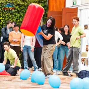 Đồ chơi bơm hơi team building - búa hơi khổng lồ