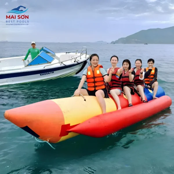 Thuyền chuối bơm hơi - Đồ chơi bơm hơi dưới nước 14 Đồ chơi bơm hơi - Thuyền chuối bơm hơi