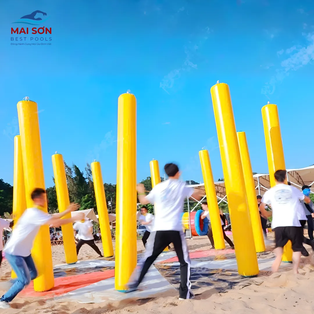 Ống phao bơm hơi Mai Sơn Best Pools 4 Đồ chơi bơm hơi teambuilding - Ống phao bơm hơi