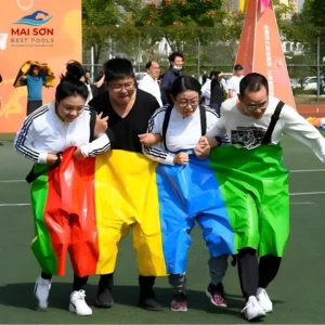 Quần Team Building 4 Người Bằng Bạt PVC - Đồ Chơi Bơm Hơi Team Building 11 Đồ chơi teambuilding - Quần team building 4 người bằng bạt PVC
