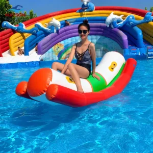 Bập bênh bơm hơi - Đồ chơi bơm hơi dưới nước 8 Đồ chơi bơm hơi dưới nước - Bập bênh bơm hơi