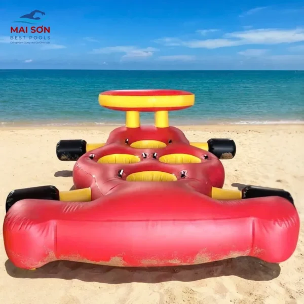 Mô hình xe đua F1 bơm hơi - Đồ chơi bơm hơi teambuilding