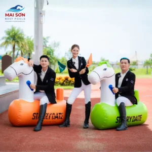 Ngựa bơm hơi - Đồ chơi bơm hơi team building 8 Đồ chơi bơm hơi team building - Ngựa bơm hơi