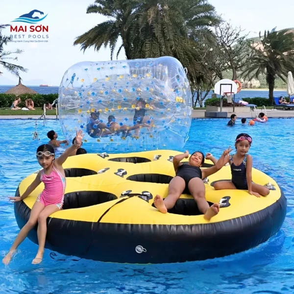 Phao Hơi 7 Lỗ - Đồ Chơi Bơm Hơi Teambuilding 11 Đồ chơi bơm hơi teambuilding - Phao hơi 7 lỗ