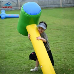 Đồ chơi bơm hơi team building - búa hơi khổng lồ