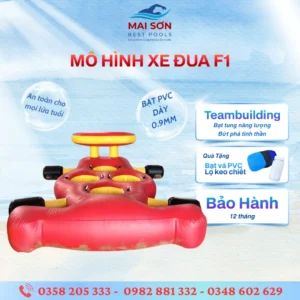 Mô hình xe đua F1 bơm hơi - Đồ chơi bơm hơi teambuilding