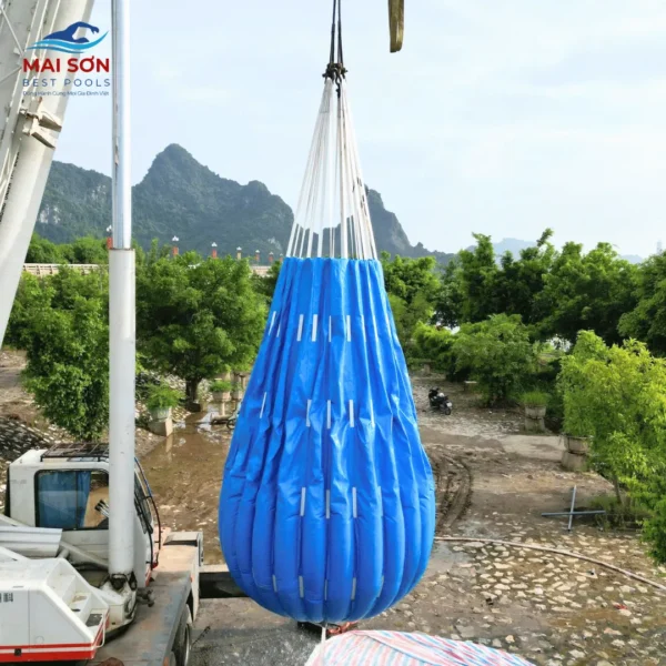 Túi Chứa Nước Thử Tải Công Trình Bằng Bạt PVC