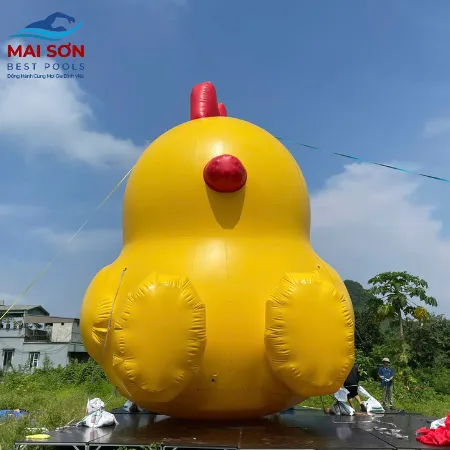 Mô Hình Linh Vật Gà Bơm Hơi Cao 9m Thương Hiệu Lotus Friend 18 Mô Hình Linh Vật Gà Bơm Hơi Cao 9m Của Thương Hiệu Lotus Friend