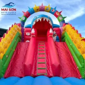 Nhà hơi cá mập kích thước 5x10m Mai Sơn Best Pools